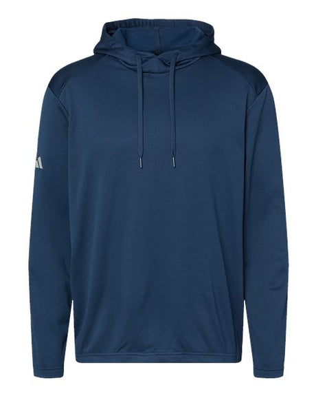 Textured Mixed Media Hooded Sweatshirt