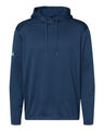 Textured Mixed Media Hooded Sweatshirt