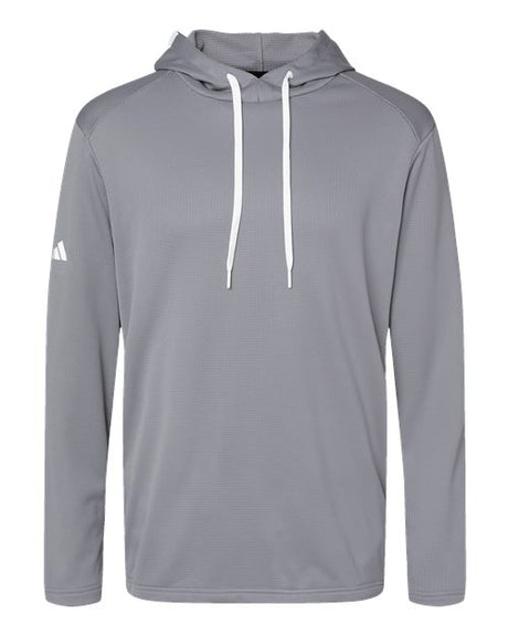 Textured Mixed Media Hooded Sweatshirt