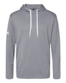 Textured Mixed Media Hooded Sweatshirt