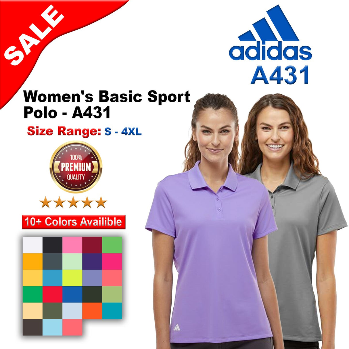 Adidas® Women's Basic Sport Polo