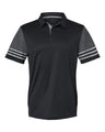 Adidas® Striped Sleeve Polo