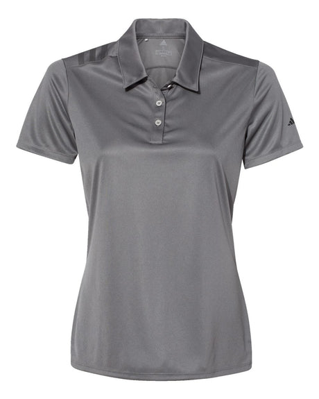 Adidas® Women's 3-Stripes Shoulder Polo