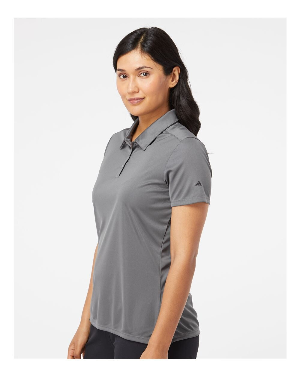 Adidas® Women's 3-Stripes Shoulder Polo