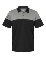 Adidas® Heathered 3-Stripes Colorblocked Polo