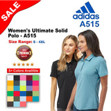 Adidas® Women's Ultimate Solid Polo
