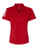 Adidas® Women's Floating 3-Stripes Polo