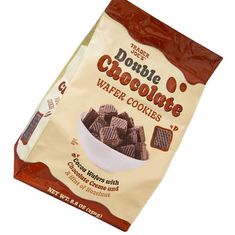 Double Chocolate Wafer Cookies 8.82 Oz