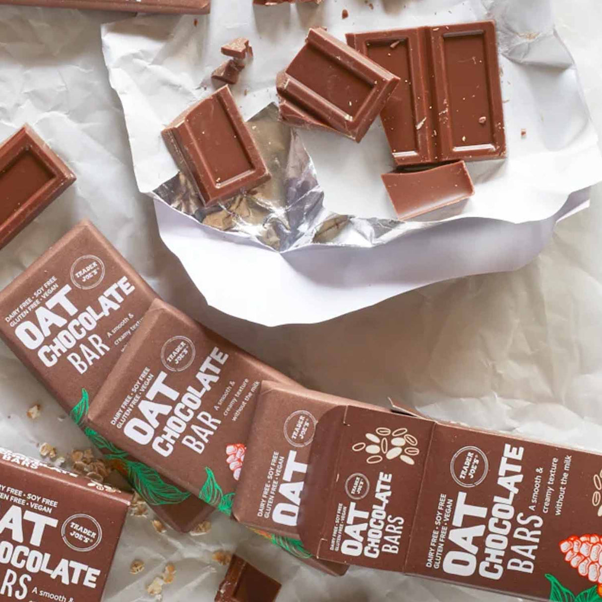 Trader Joe’s Oat Chocolate Bars 2.65 Oz