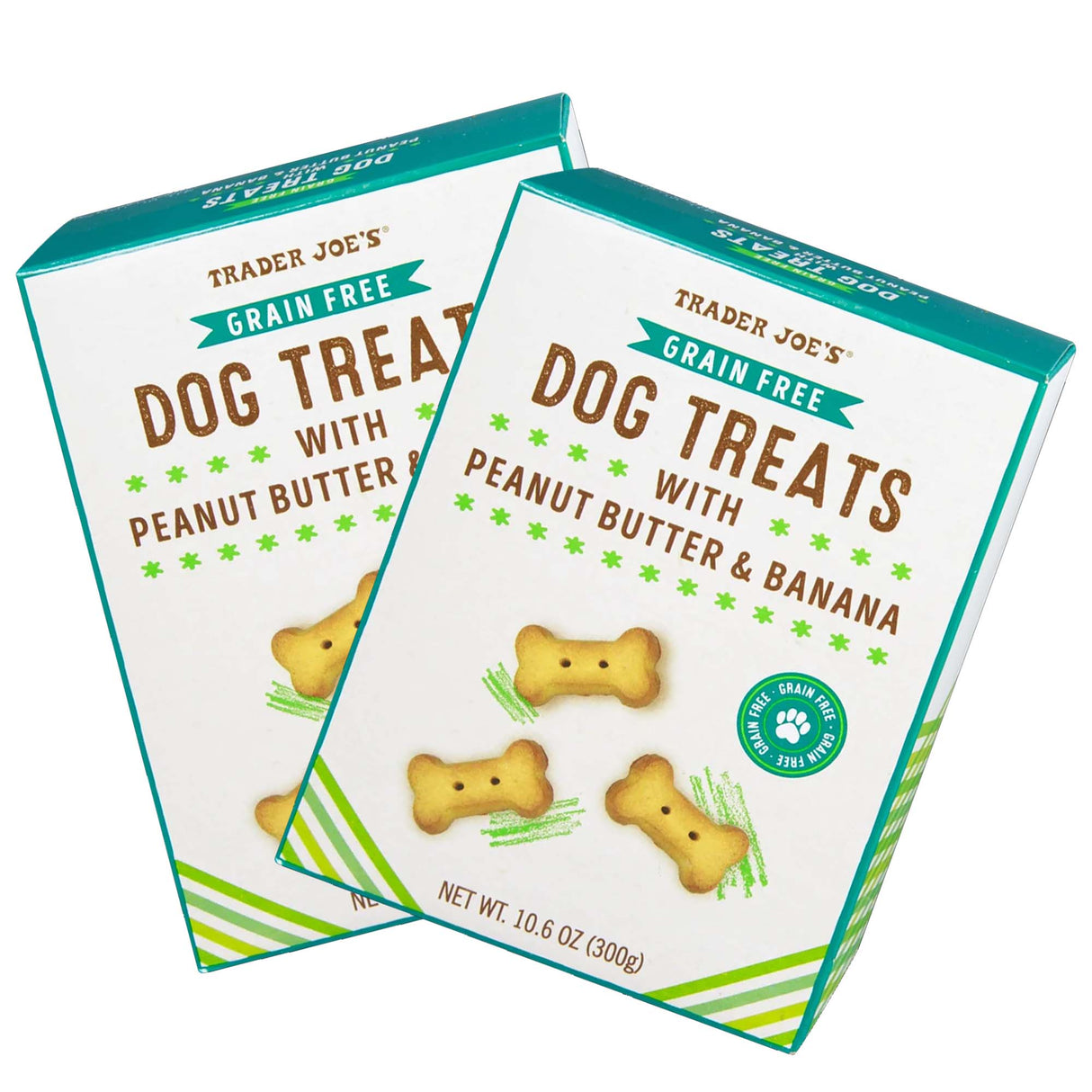 Traders Joe's Grain Free Dog Treats with Peanut Butter & Banana