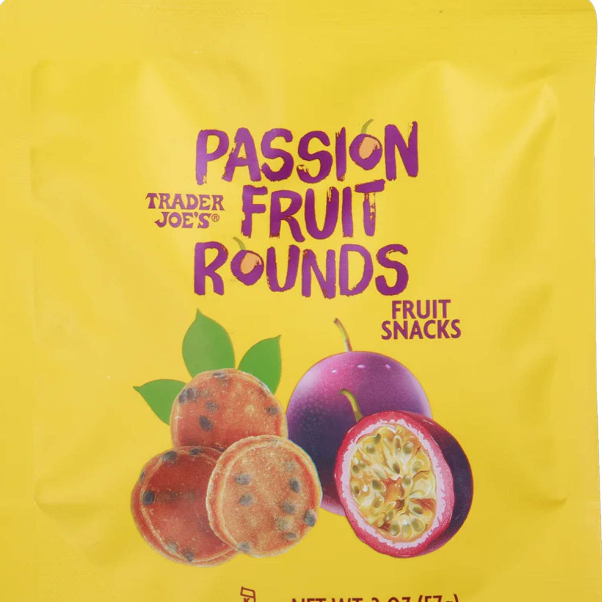 Trader Joe’s Passion Fruit Rounds 2 Oz
