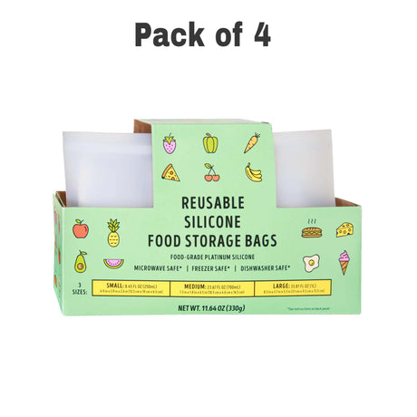 Traders Joe's Reusable Silicone Food Storage Bags