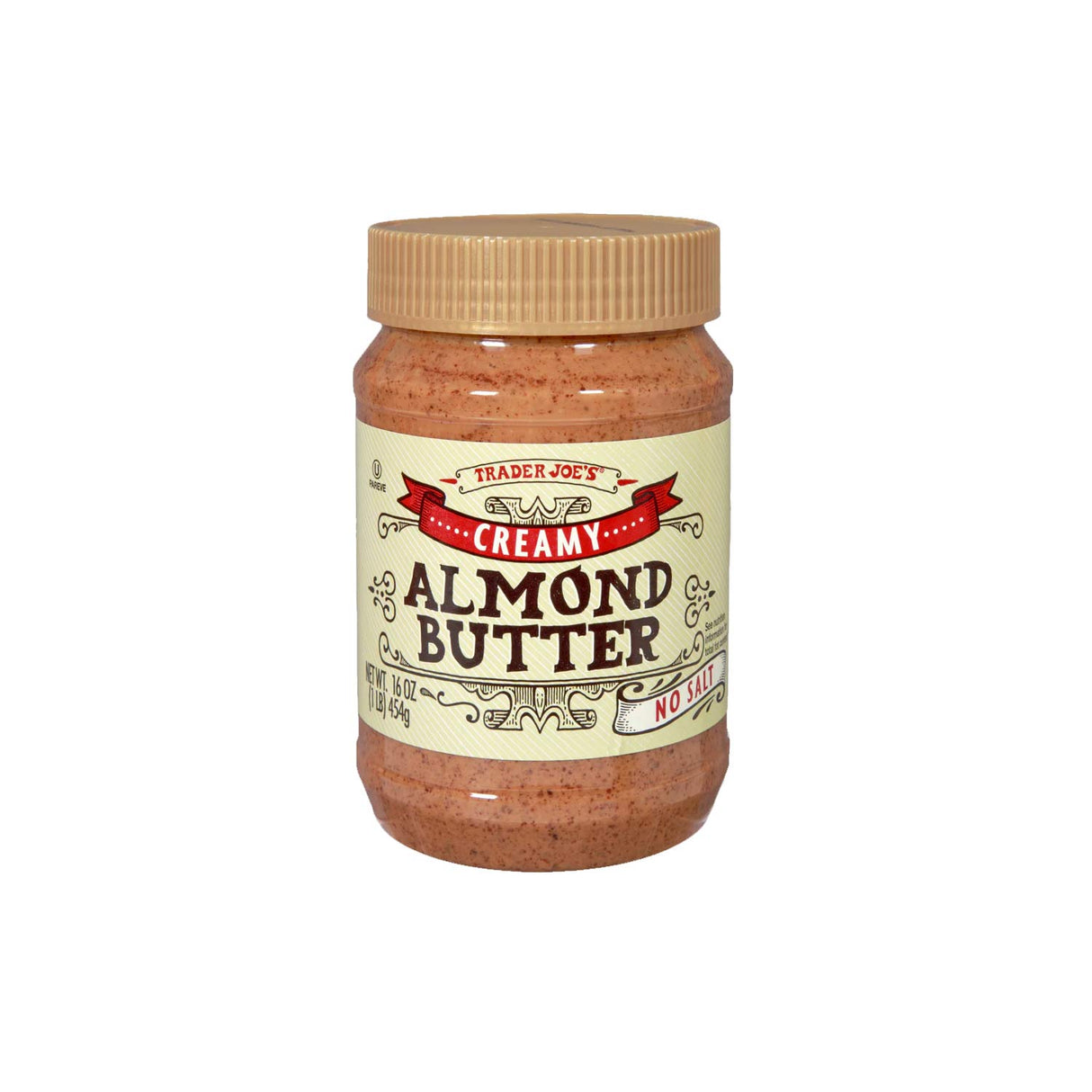 Creamy Almond Butter No Salt 16 Oz