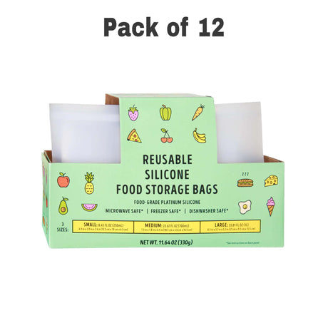 Traders Joe's Reusable Silicone Food Storage Bags