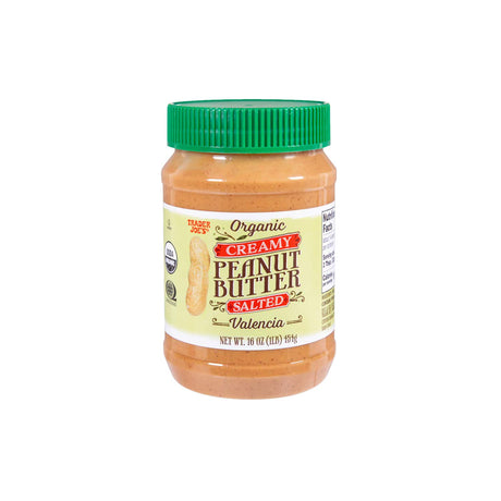 Trader Joe’s Organic Creamy Peanut Butter Salted 16 Oz