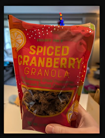 Spiced Cranberry Granola 12 Oz