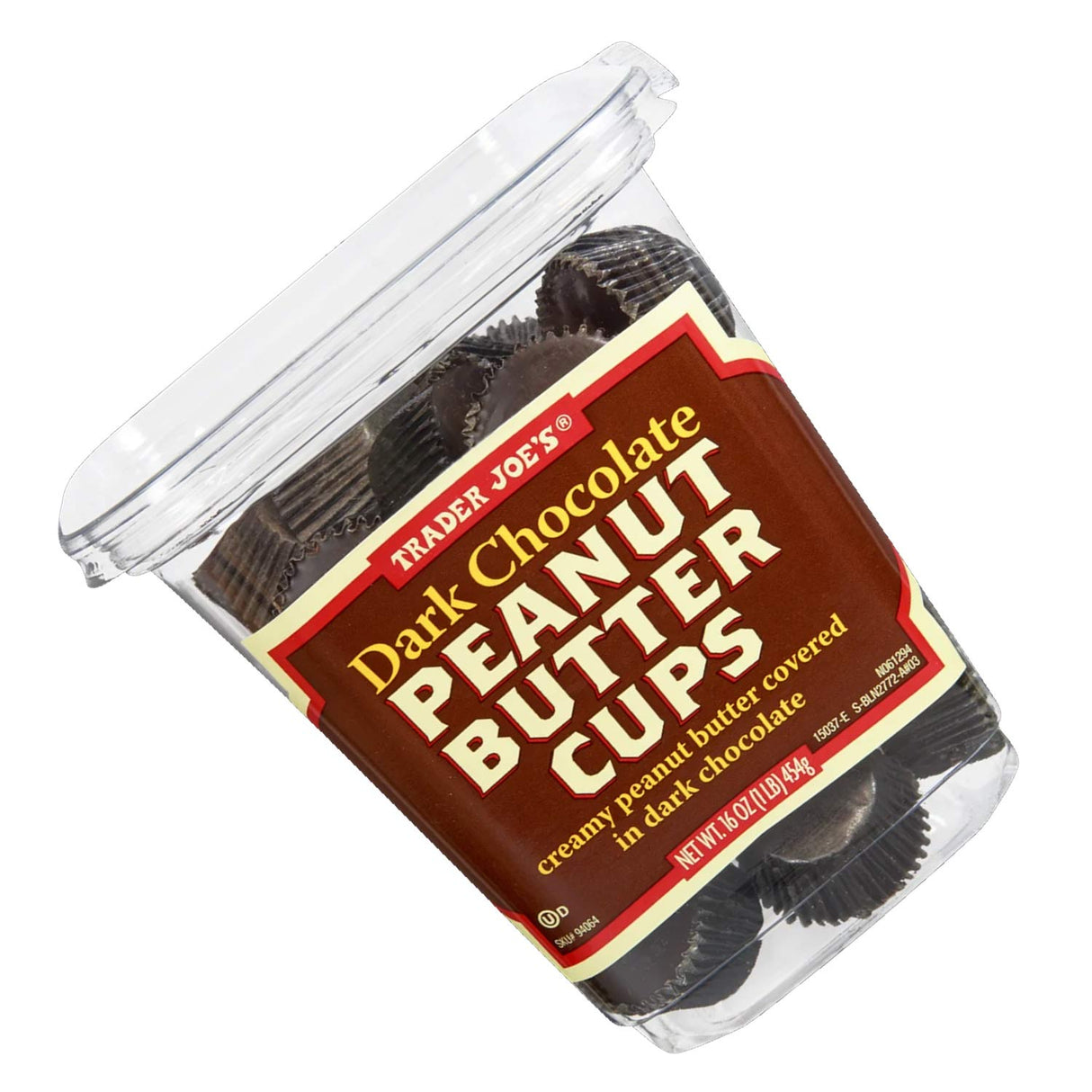 Trader Joe's Dark Chocolate Peanut Butter Cups (16 Oz)