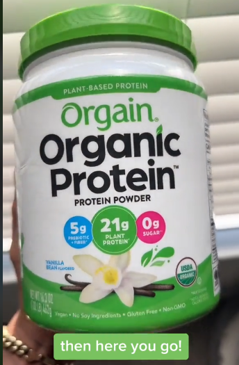 Traders Joe's Orgain® Vanilla Bean Organic Protein Boost Powder
