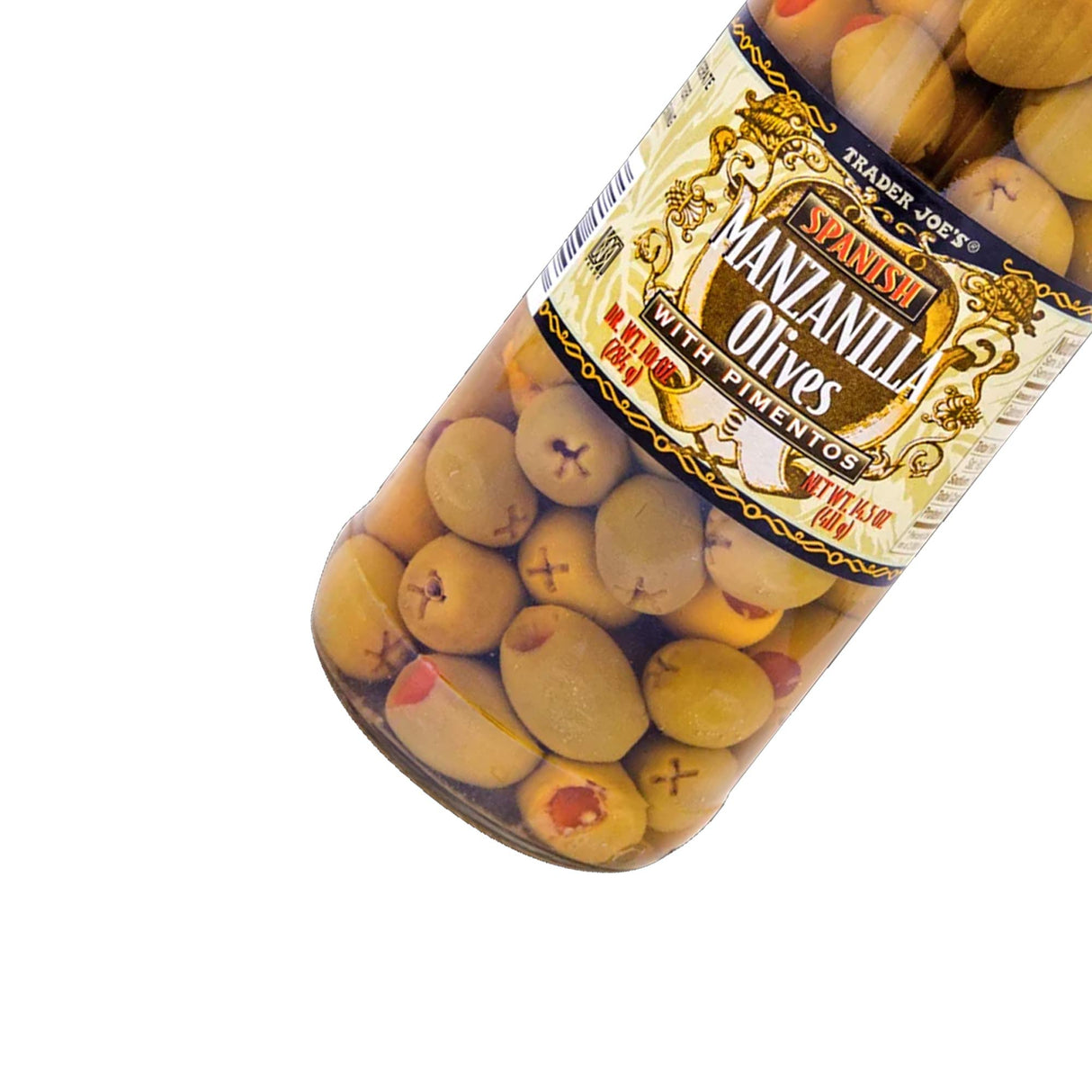 Trader Joe’s Spanish Manzanilla Olives with Pimento Paste 14.5 Oz
