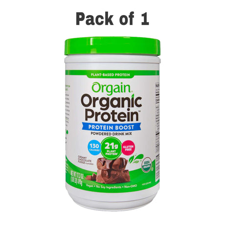 Traders Joe's Orgain® Creamy Chocolate Fudge Organic Protein Boost Powder