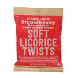Trader Joe's Soft Strawberry Licorice Twists | 8 oz