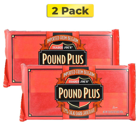 Trader Joe's Pound Plus 72% Dark Chocolate | 17.6 oz