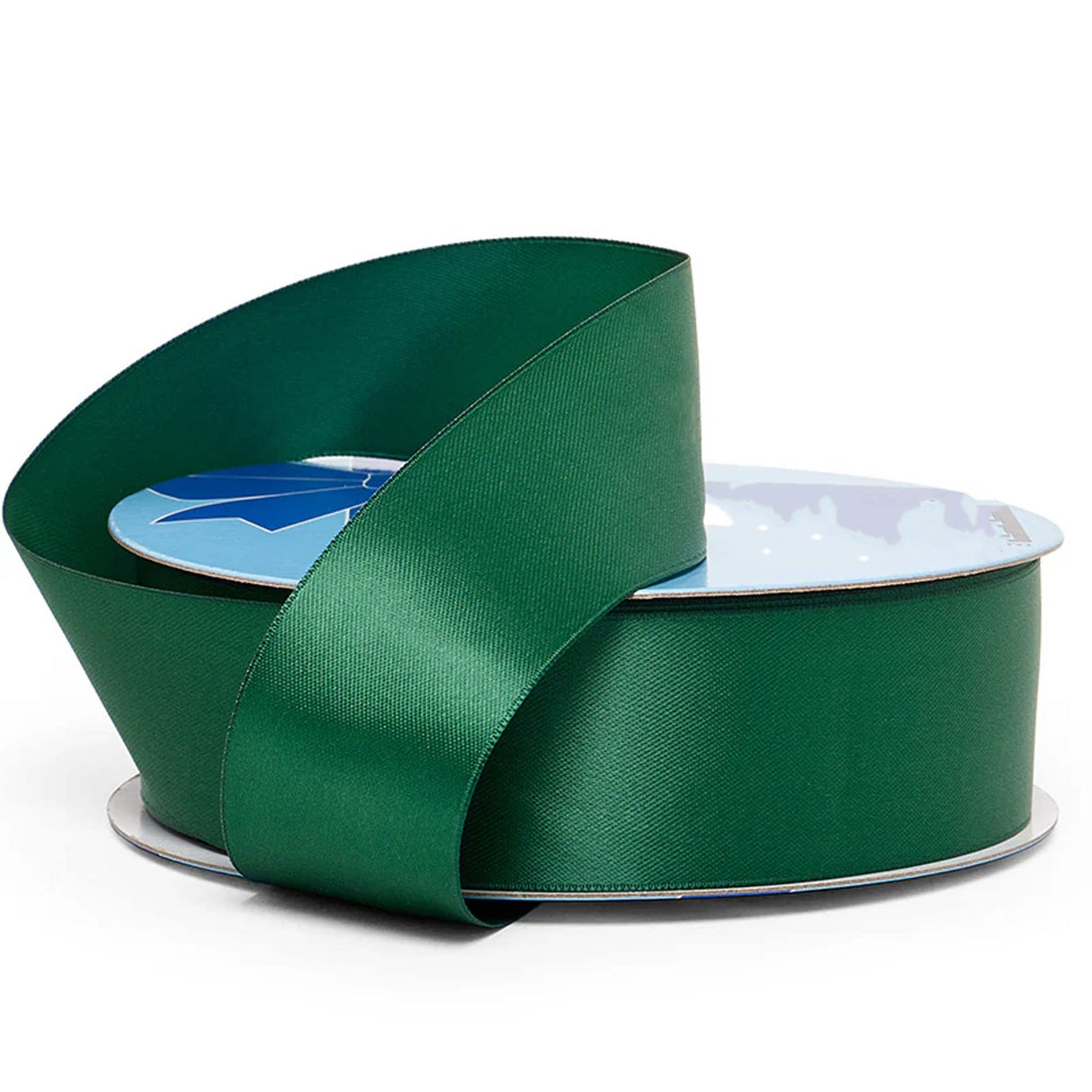 Smooth Satin Ribbon for Scrapbooking Projects 3 '' X 25 yd Double Faced 1 / roll Forest