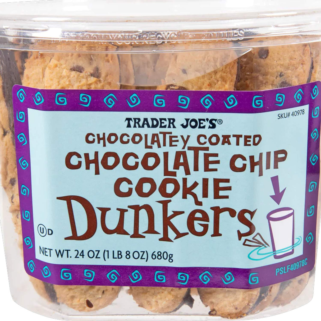 Trader Joe’s Chocolatey Coated Chocolate Chip Dunkers 24 Oz