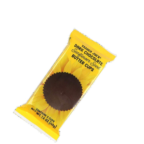Trader Joe's Dark Chocolate Sunflower Seed Butter Cups 1.4 oz