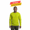 Fleece Pullover Sweatshirt - 10 Pack - 7.62oz/yd2  - 100% Polyester