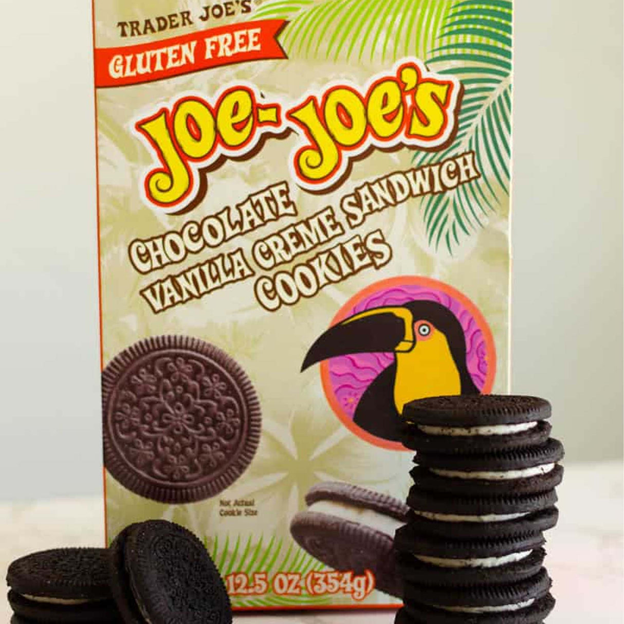 Trader Joe's Gluten Free Joe-Joe's Chocolate Vanilla Creme Cookies | 12.5 oz