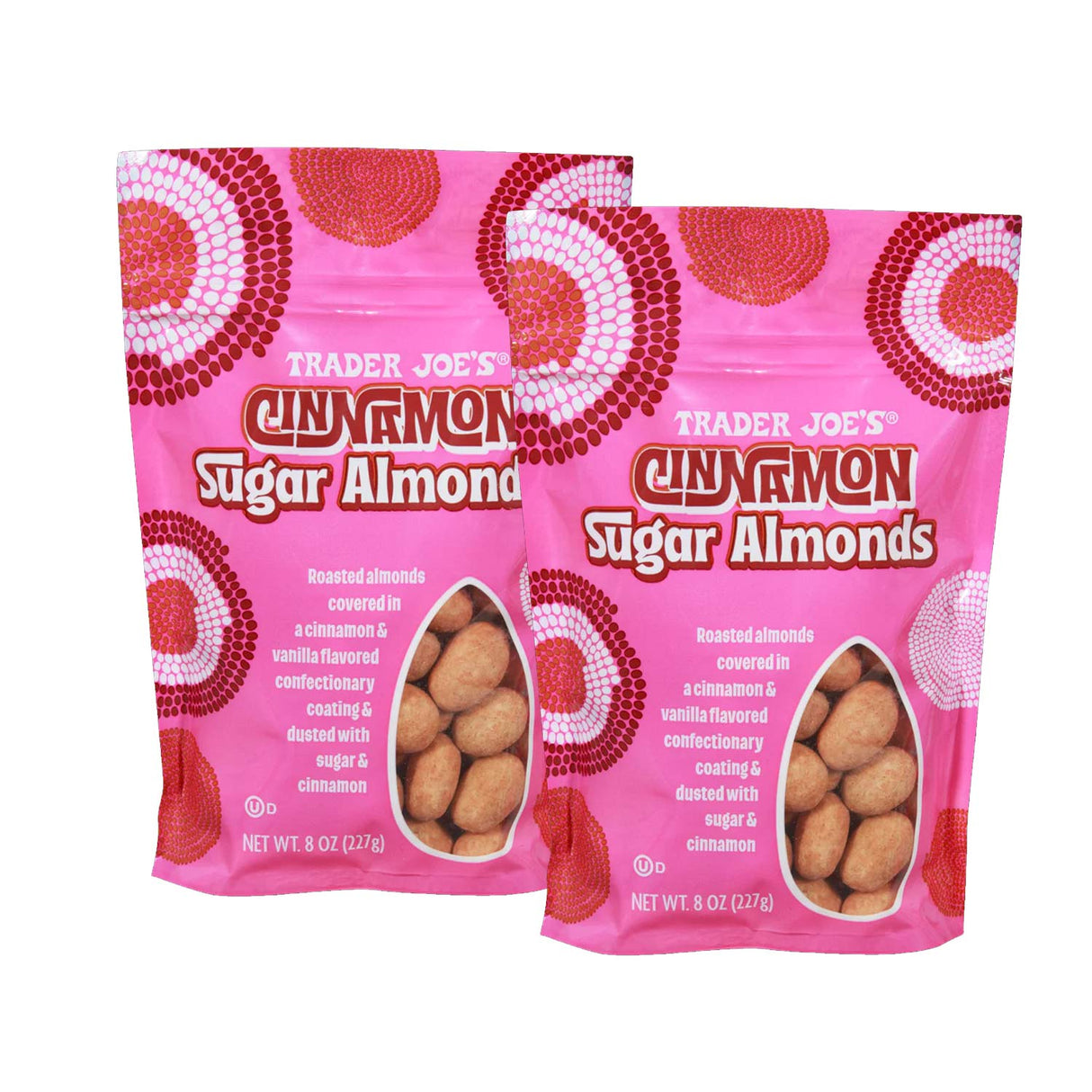 Cinnamon Sugar Almonds 8 Oz