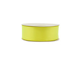 1.5"x50 yard Neon Yellow Polyester Satin Gift Ribbon