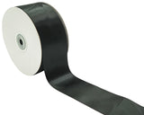 2" x 50 yards Black Single Face Satin Gift Ribbon