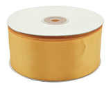 2" x 50 yards Gold Yellow Single Face Satin Gift Ribbon