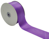 2" x 50 yards Purple Single Face Satin Gift Ribbon
