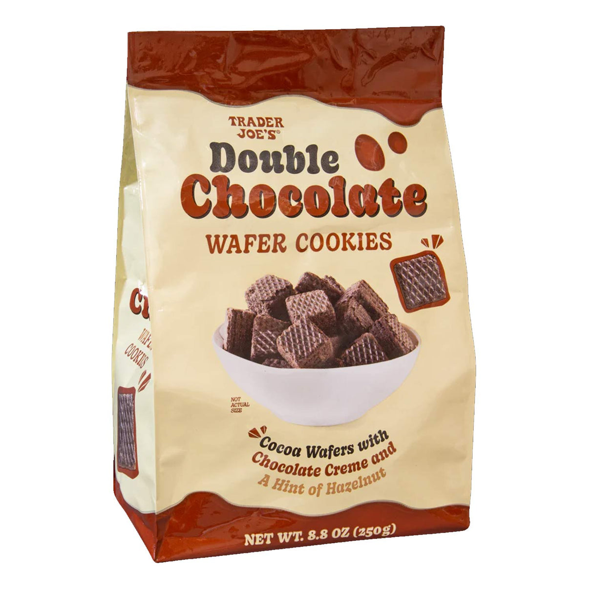 Double Chocolate Wafer Cookies 8.82 Oz