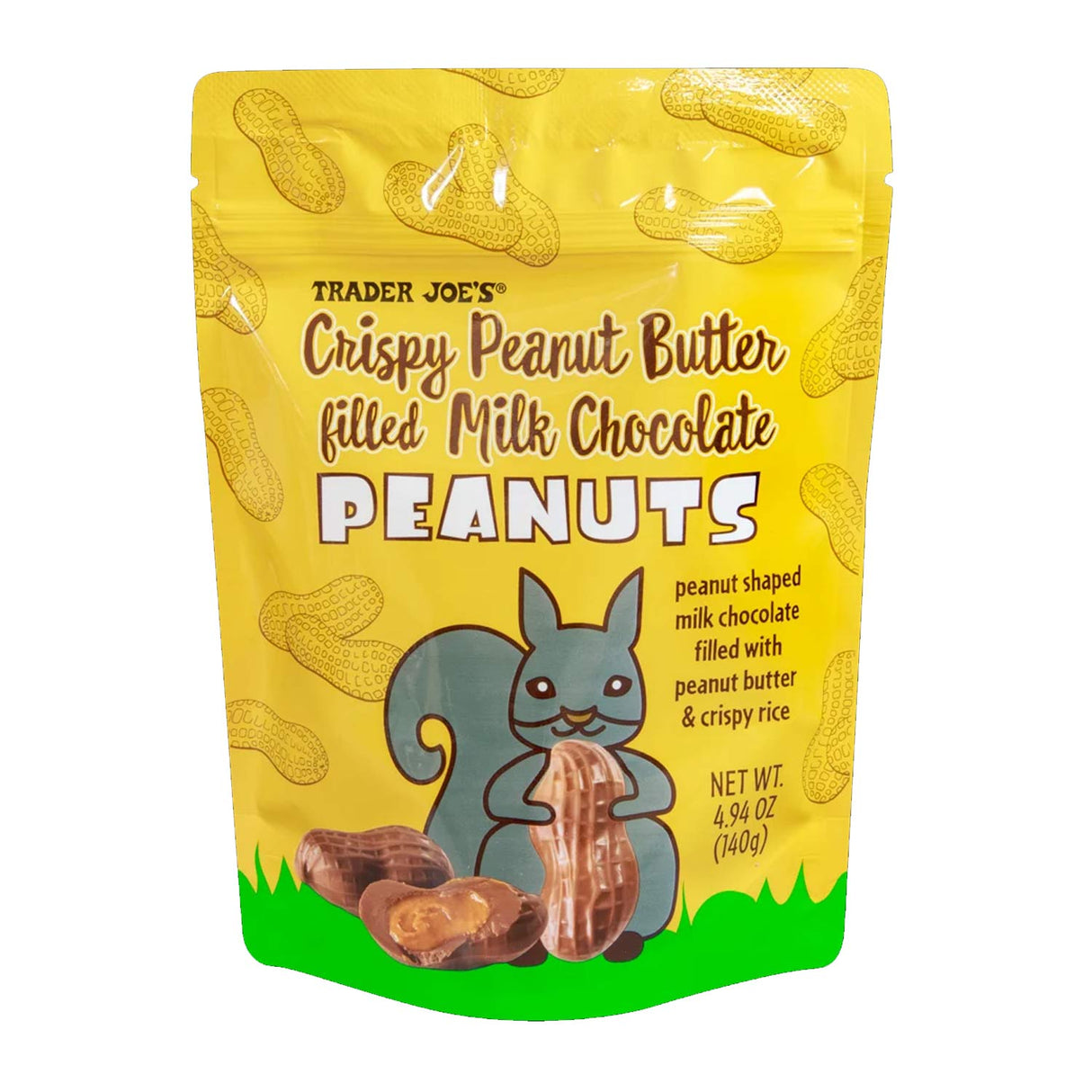 Trader Joe's Crispy Peanut Butter Filled Milk Chocolate Peanuts (4.94 Oz)