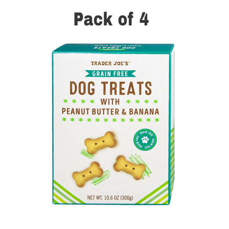 Traders Joe's Grain Free Dog Treats with Peanut Butter & Banana