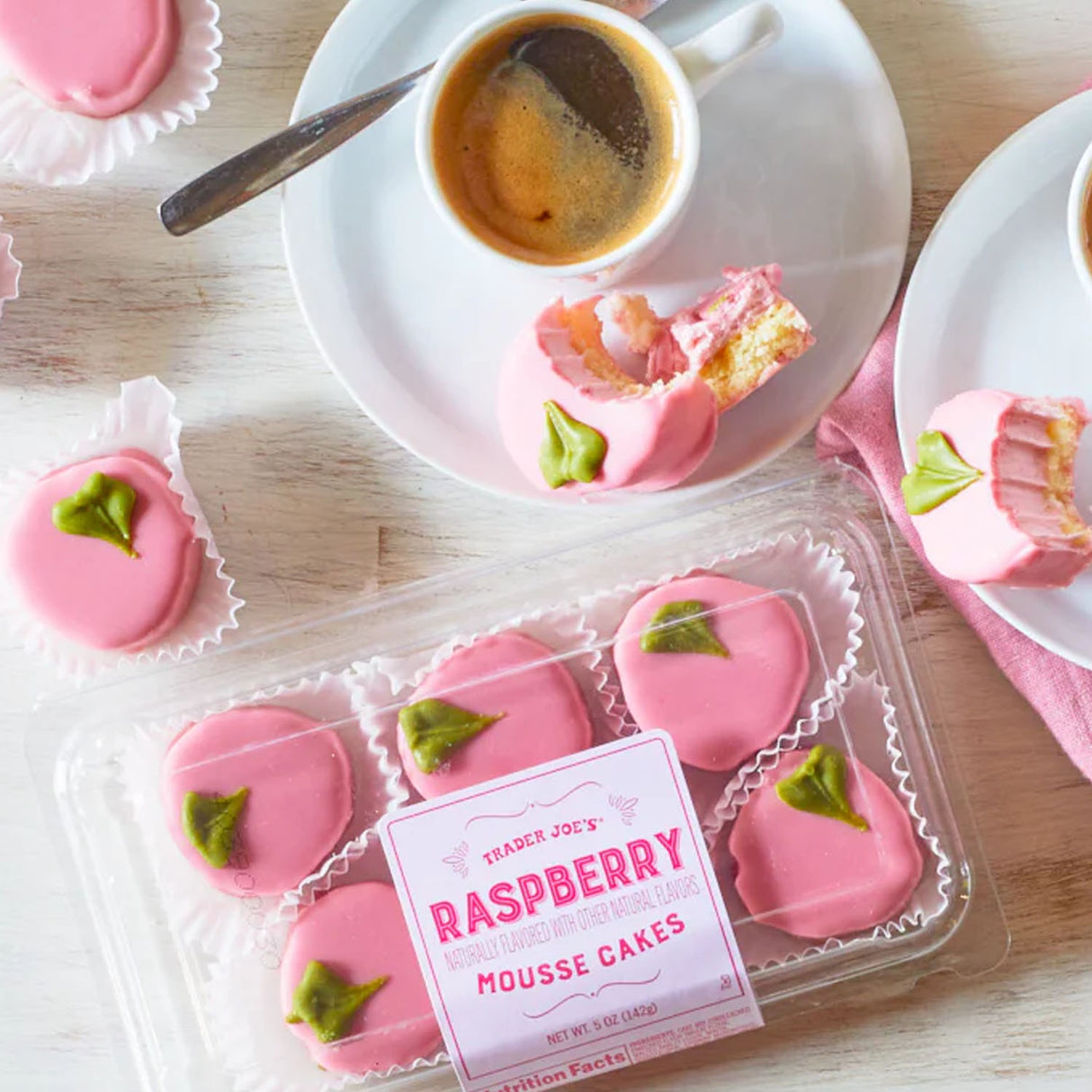 Trader Joe’s Raspberry Mousse Cakes 5 Oz