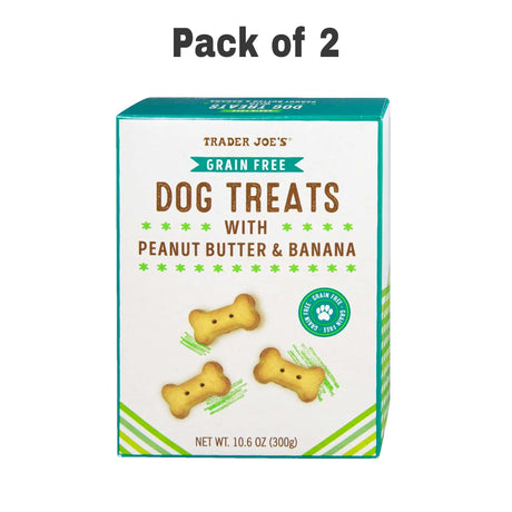 Traders Joe's Grain Free Dog Treats with Peanut Butter & Banana