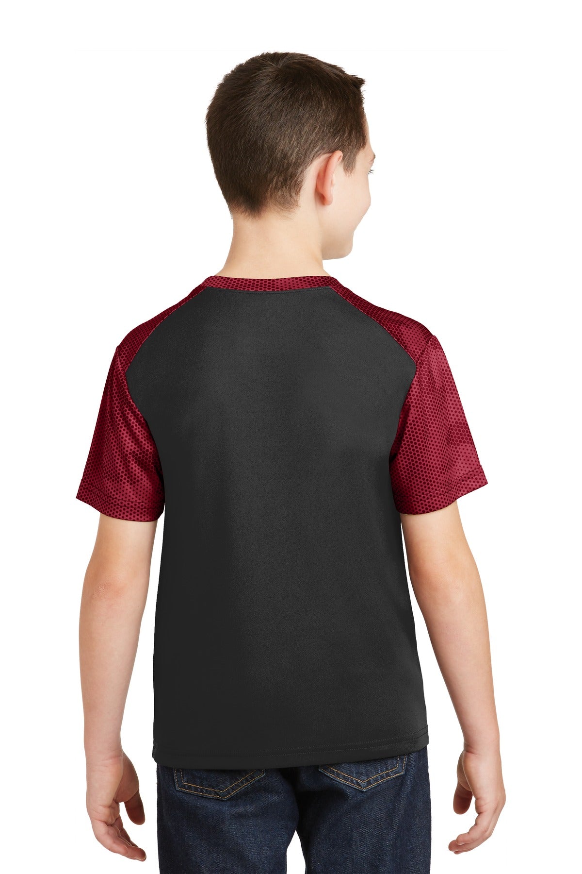Sport-Tek® Youth CamoHex Colorblock Tee