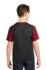 Sport-Tek® Youth CamoHex Colorblock Tee