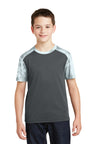 Sport-Tek® Youth CamoHex Colorblock Tee