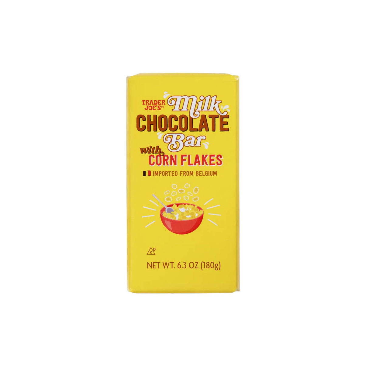 Trader Joe’s Milk Chocolate Bar/Corn Flakes 6.3 Oz