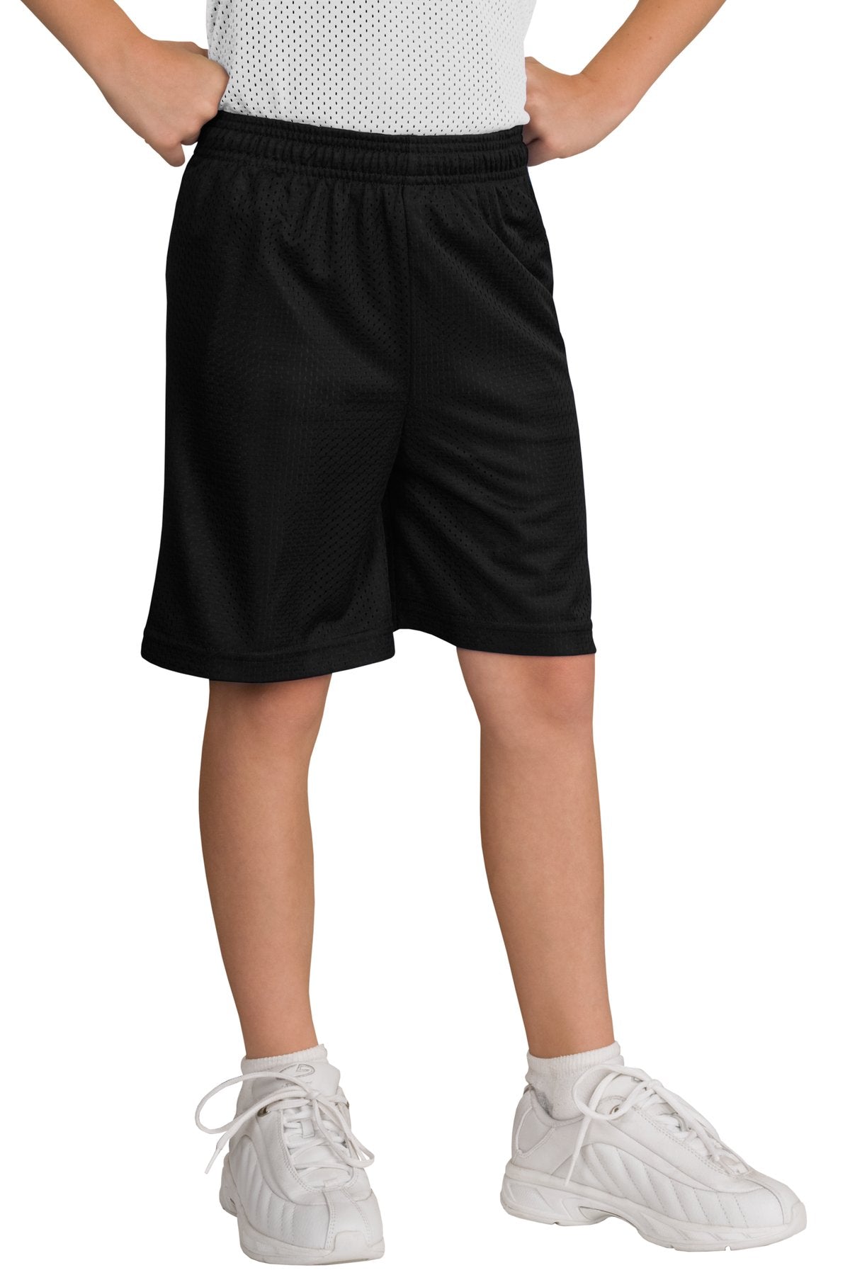 Sport-Tek® Youth Mesh Short