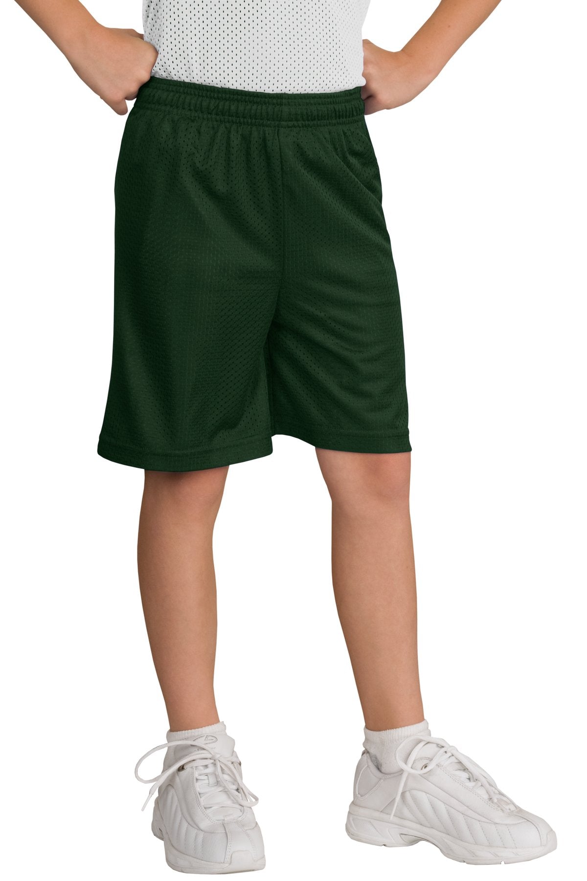 Sport-Tek® Youth Mesh Short