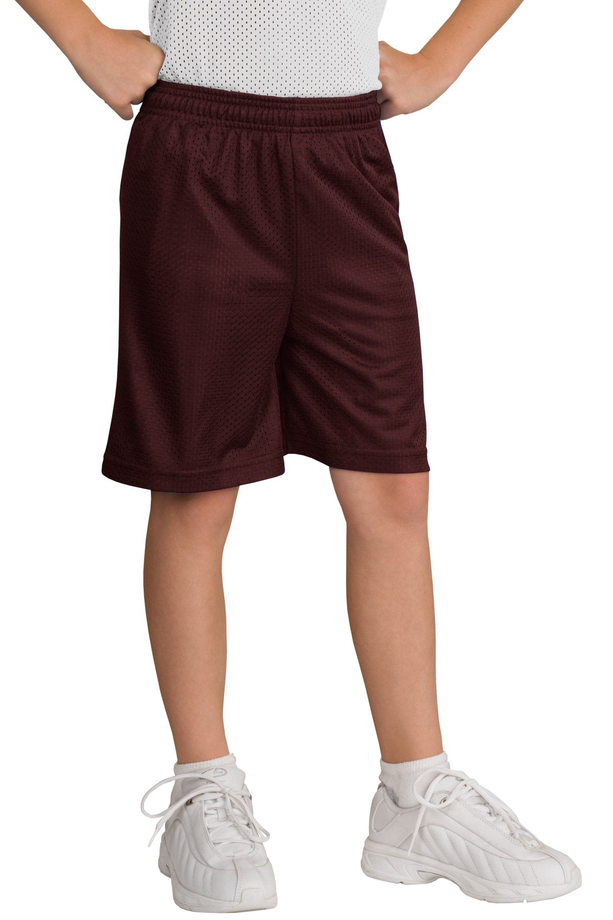 Sport-Tek® Youth Mesh Short