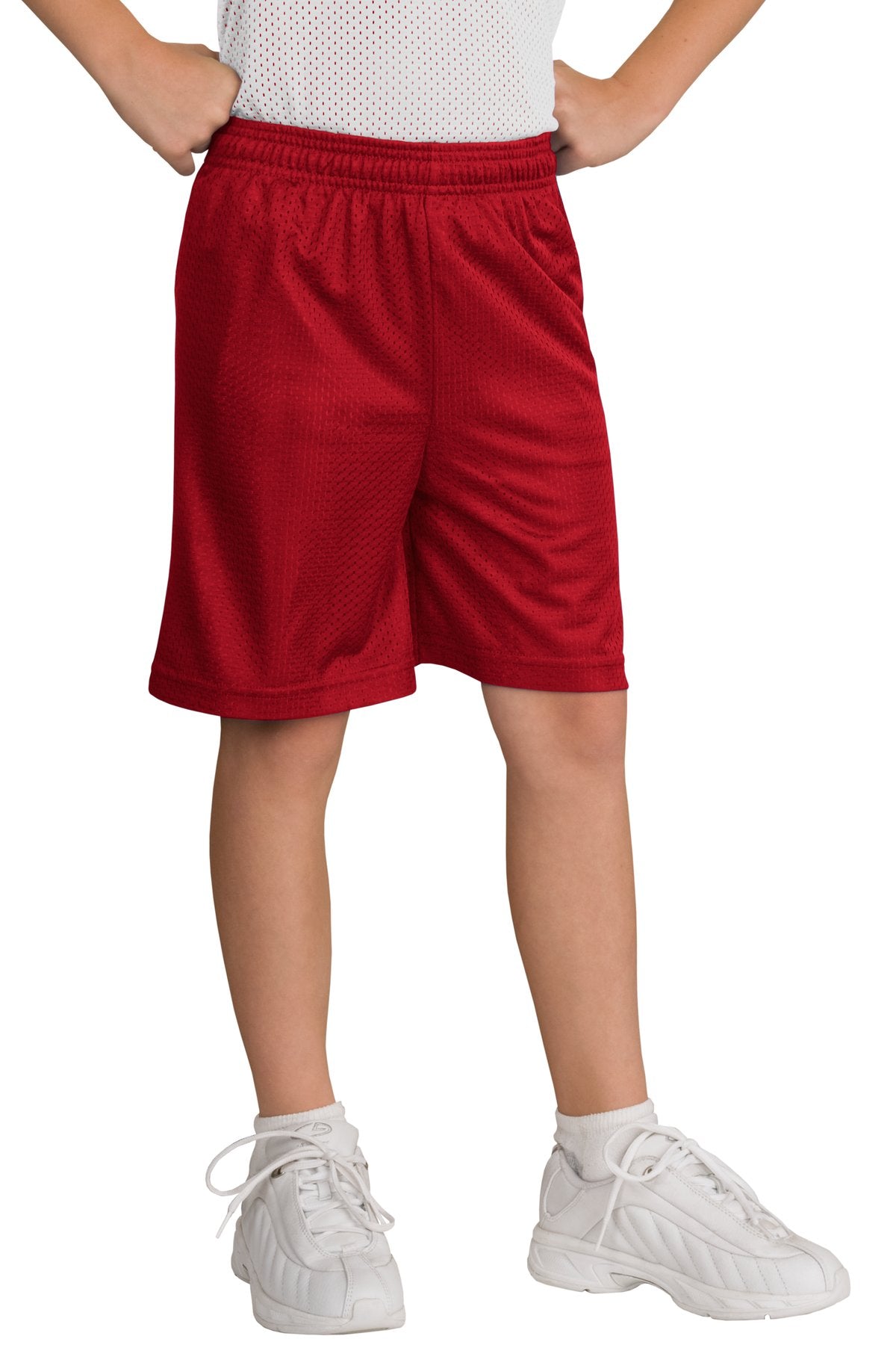 Sport-Tek® Youth Mesh Short