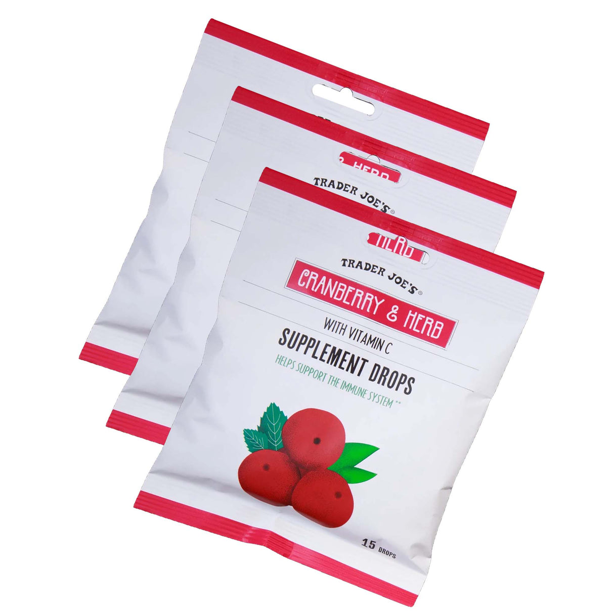 Traders Joe's Cranberry & Herb Supplement Drops